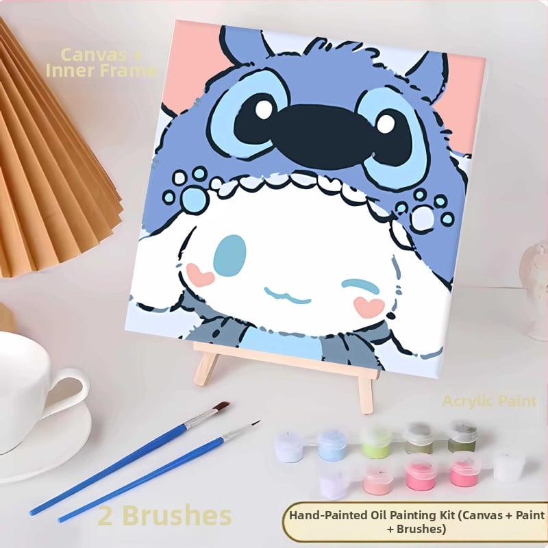 20*20 Παιδική Ψηφιακή Ελαιογραφία Παρτίδα Κινούμενα Σχέδια Χρωματισμός Ελαιογραφία Κινούμενα Σχέδια Χειροποίητη Γεμιστή Ελαιογραφία Diy Χρωματισμός Ζωγραφική