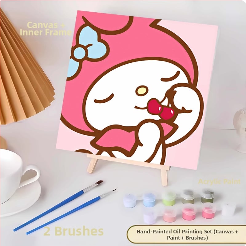 20*20 Παιδική Ψηφιακή Ελαιογραφία Παρτίδα Κινούμενα Σχέδια Χρωματισμός Ελαιογραφία Κινούμενα Σχέδια Χειροποίητη Γεμιστή Ελαιογραφία Diy Χρωματισμός Ζωγραφική