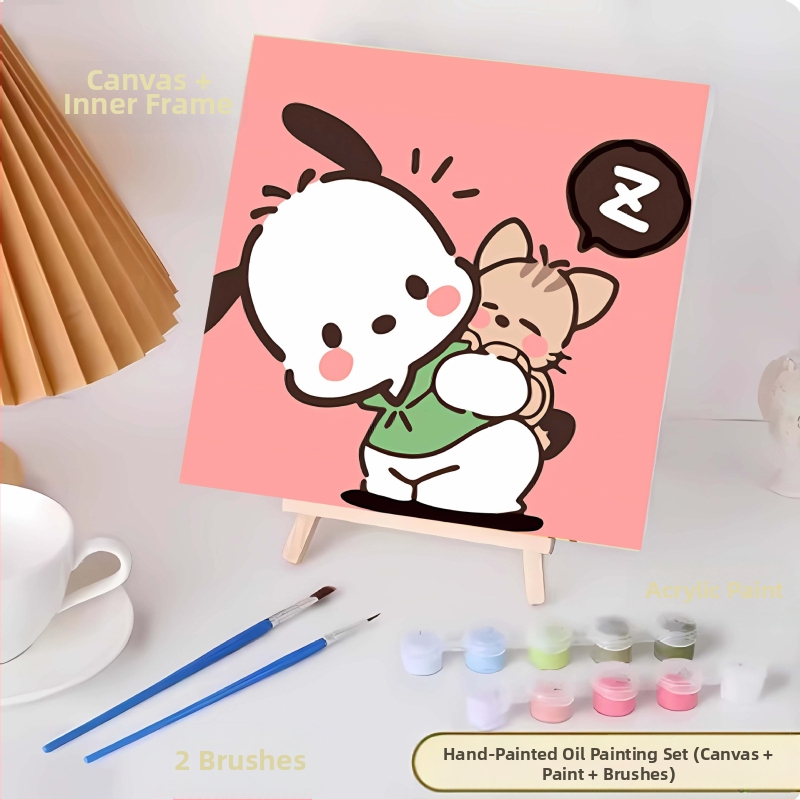 20*20 Παιδική Ψηφιακή Ελαιογραφία Παρτίδα Κινούμενα Σχέδια Χρωματισμός Ελαιογραφία Κινούμενα Σχέδια Χειροποίητη Γεμιστή Ελαιογραφία Diy Χρωματισμός Ζωγραφική