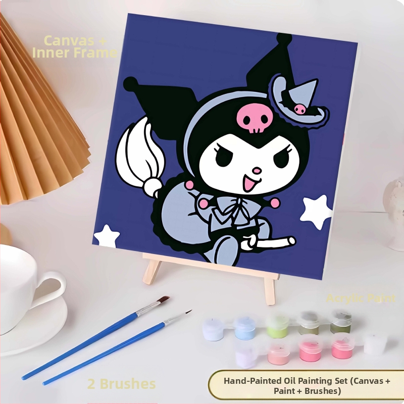 20*20 Παιδική Ψηφιακή Ελαιογραφία Παρτίδα Κινούμενα Σχέδια Χρωματισμός Ελαιογραφία Κινούμενα Σχέδια Χειροποίητη Γεμιστή Ελαιογραφία Diy Χρωματισμός Ζωγραφική