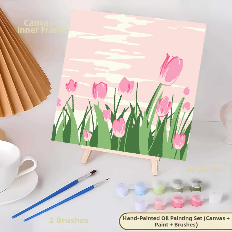 20*20 Παιδική Ψηφιακή Ελαιογραφία Παρτίδα Κινούμενα Σχέδια Χρωματισμός Ελαιογραφία Κινούμενα Σχέδια Χειροποίητη Γεμιστή Ελαιογραφία Diy Χρωματισμός Ζωγραφική