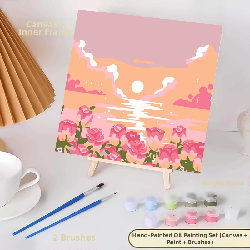 20*20 Παιδική Ψηφιακή Ελαιογραφία Παρτίδα Κινούμενα Σχέδια Χρωματισμός Ελαιογραφία Κινούμενα Σχέδια Χειροποίητη Γεμιστή Ελαιογραφία Diy Χρωματισμός Ζωγραφική