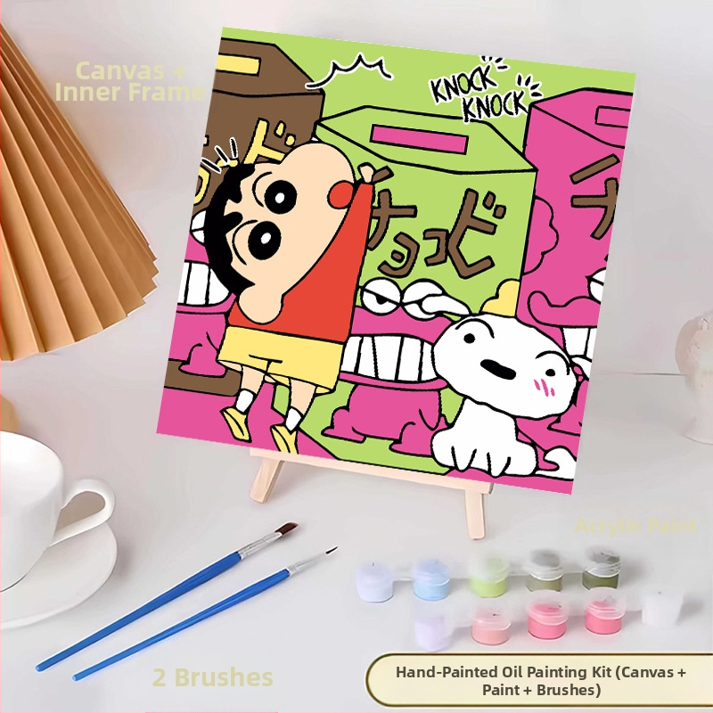 20*20 Παιδική Ψηφιακή Ελαιογραφία Παρτίδα Κινούμενα Σχέδια Χρωματισμός Ελαιογραφία Κινούμενα Σχέδια Χειροποίητη Γεμιστή Ελαιογραφία Diy Χρωματισμός Ζωγραφική