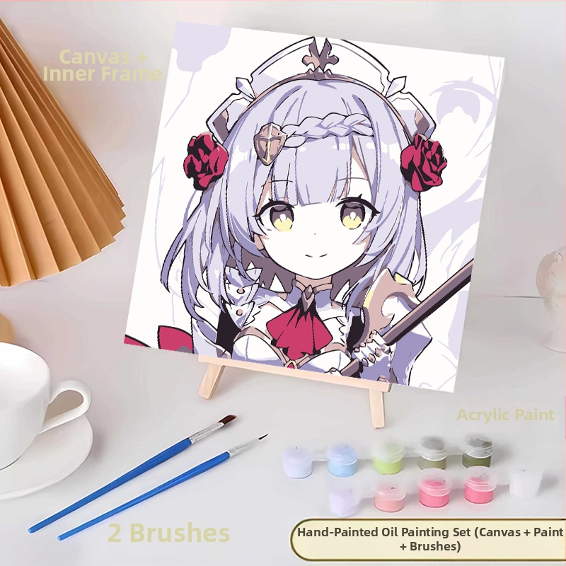 20*20 Παιδική Ψηφιακή Ελαιογραφία Παρτίδα Κινούμενα Σχέδια Χρωματισμός Ελαιογραφία Κινούμενα Σχέδια Χειροποίητη Γεμιστή Ελαιογραφία Diy Χρωματισμός Ζωγραφική