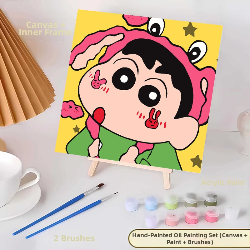 20*20 Παιδική Ψηφιακή Ελαιογραφία Παρτίδα Κινούμενα Σχέδια Χρωματισμός Ελαιογραφία Κινούμενα Σχέδια Χειροποίητη Γεμιστή Ελαιογραφία Diy Χρωματισμός Ζωγραφική