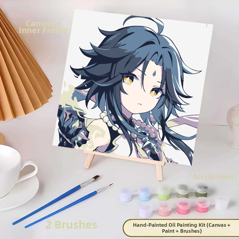 20*20 Παιδική Ψηφιακή Ελαιογραφία Παρτίδα Κινούμενα Σχέδια Χρωματισμός Ελαιογραφία Κινούμενα Σχέδια Χειροποίητη Γεμιστή Ελαιογραφία Diy Χρωματισμός Ζωγραφική