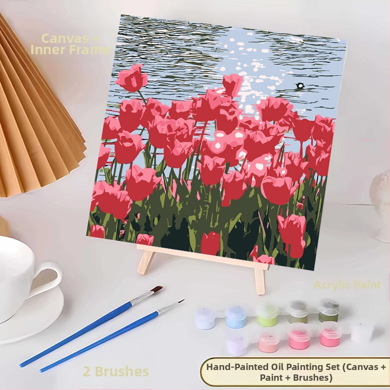 20*20 Παιδική Ψηφιακή Ελαιογραφία Παρτίδα Κινούμενα Σχέδια Χρωματισμός Ελαιογραφία Κινούμενα Σχέδια Χειροποίητη Γεμιστή Ελαιογραφία Diy Χρωματισμός Ζωγραφική