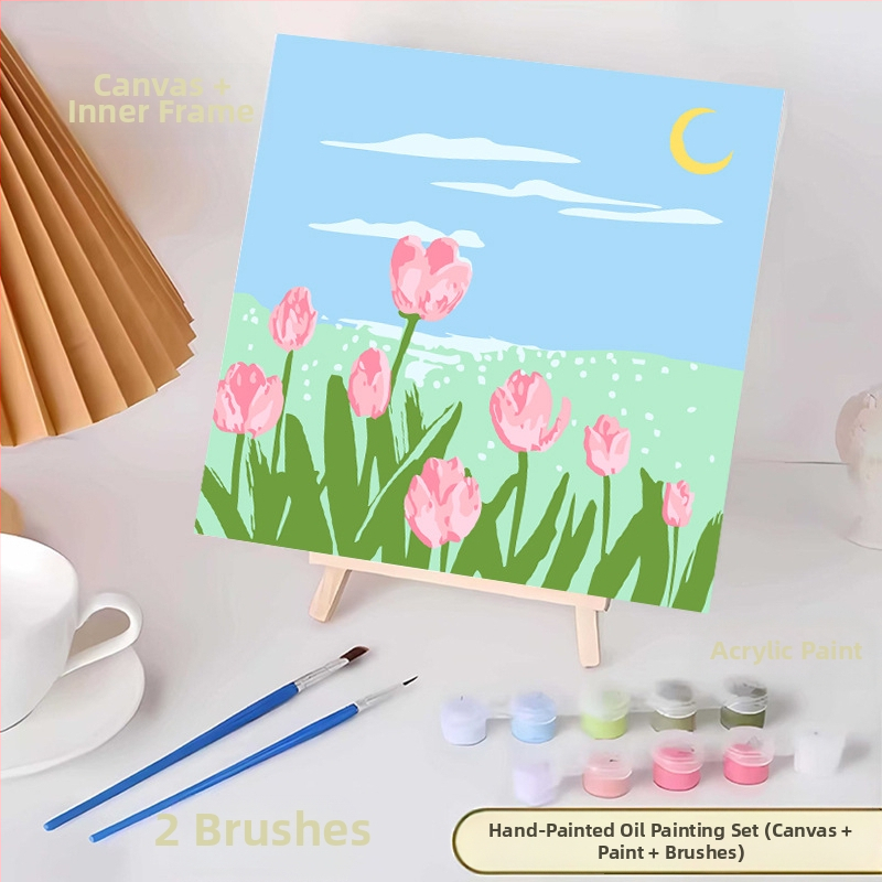 20*20 Παιδική Ψηφιακή Ελαιογραφία Παρτίδα Κινούμενα Σχέδια Χρωματισμός Ελαιογραφία Κινούμενα Σχέδια Χειροποίητη Γεμιστή Ελαιογραφία Diy Χρωματισμός Ζωγραφική