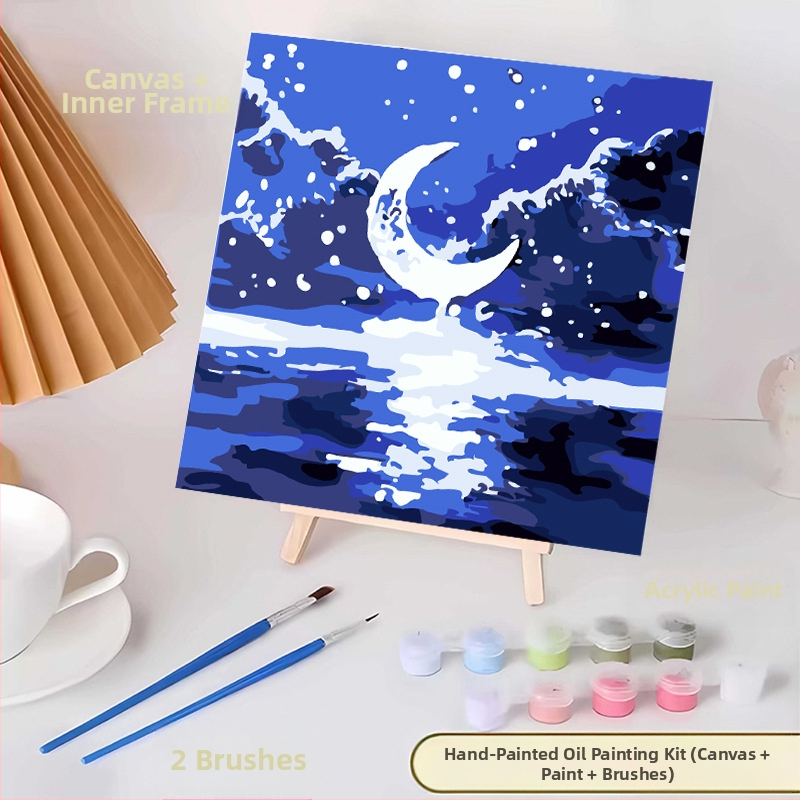 20*20 Παιδική Ψηφιακή Ελαιογραφία Παρτίδα Κινούμενα Σχέδια Χρωματισμός Ελαιογραφία Κινούμενα Σχέδια Χειροποίητη Γεμιστή Ελαιογραφία Diy Χρωματισμός Ζωγραφική