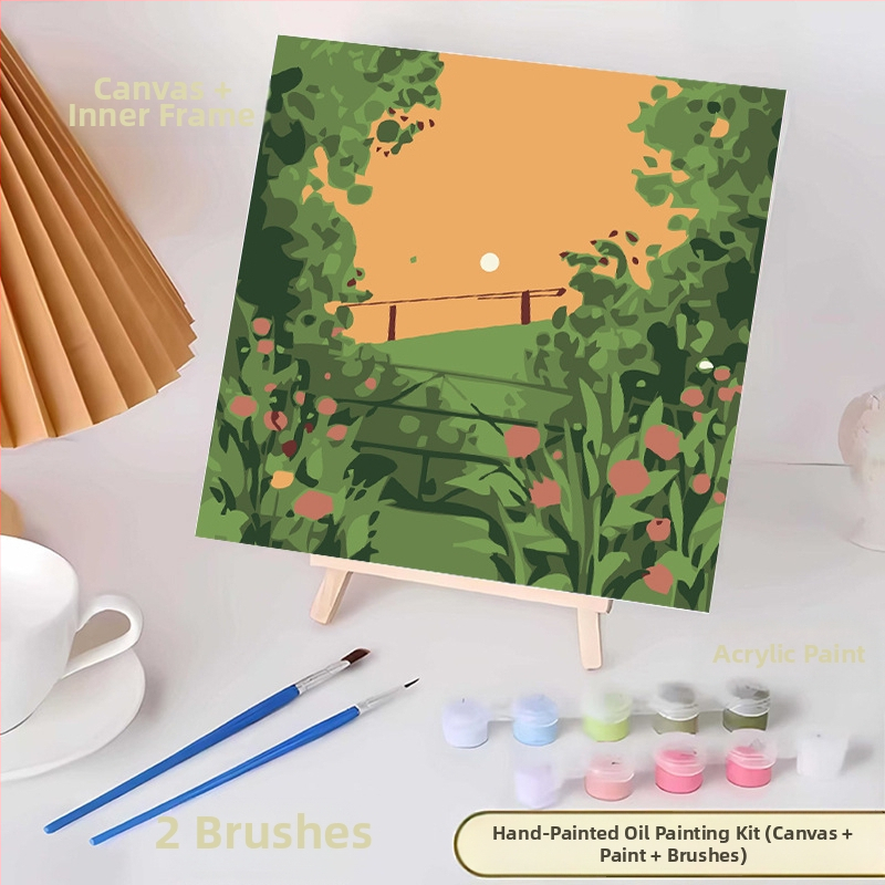 20*20 Παιδική Ψηφιακή Ελαιογραφία Παρτίδα Κινούμενα Σχέδια Χρωματισμός Ελαιογραφία Κινούμενα Σχέδια Χειροποίητη Γεμιστή Ελαιογραφία Diy Χρωματισμός Ζωγραφική