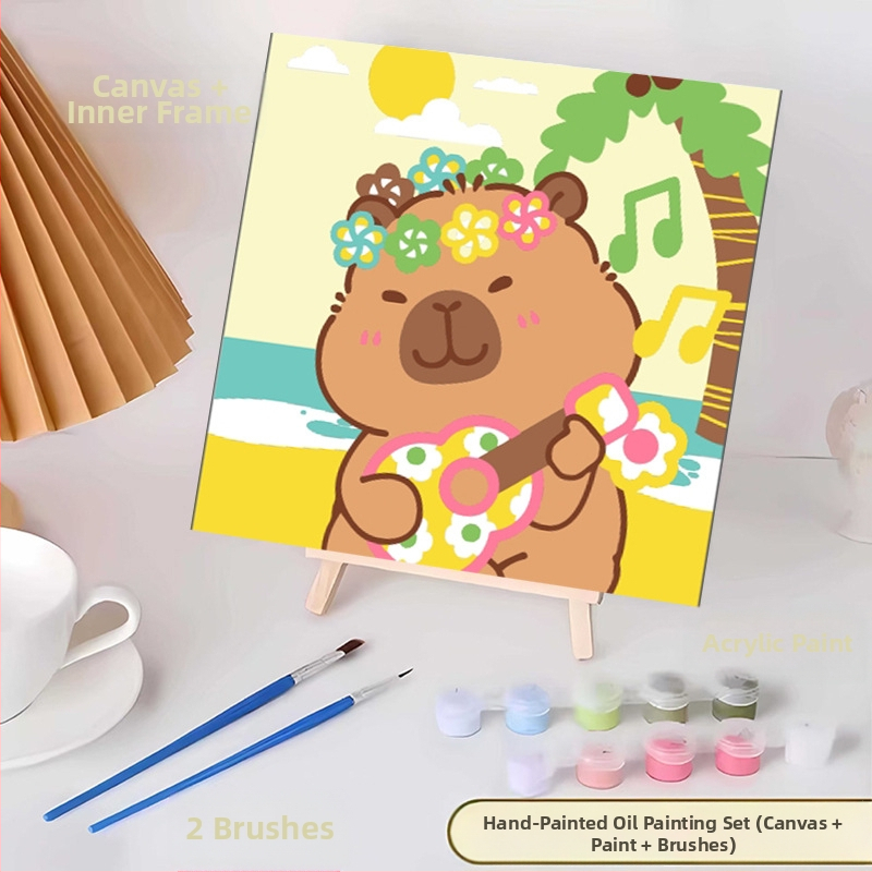 20*20 Παιδική Ψηφιακή Ελαιογραφία Παρτίδα Κινούμενα Σχέδια Χρωματισμός Ελαιογραφία Κινούμενα Σχέδια Χειροποίητη Γεμιστή Ελαιογραφία Diy Χρωματισμός Ζωγραφική