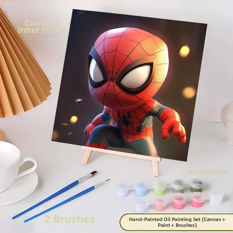 20*20 Παιδική Ψηφιακή Ελαιογραφία Παρτίδα Κινούμενα Σχέδια Χρωματισμός Ελαιογραφία Κινούμενα Σχέδια Χειροποίητη Γεμιστή Ελαιογραφία Diy Χρωματισμός Ζωγραφική