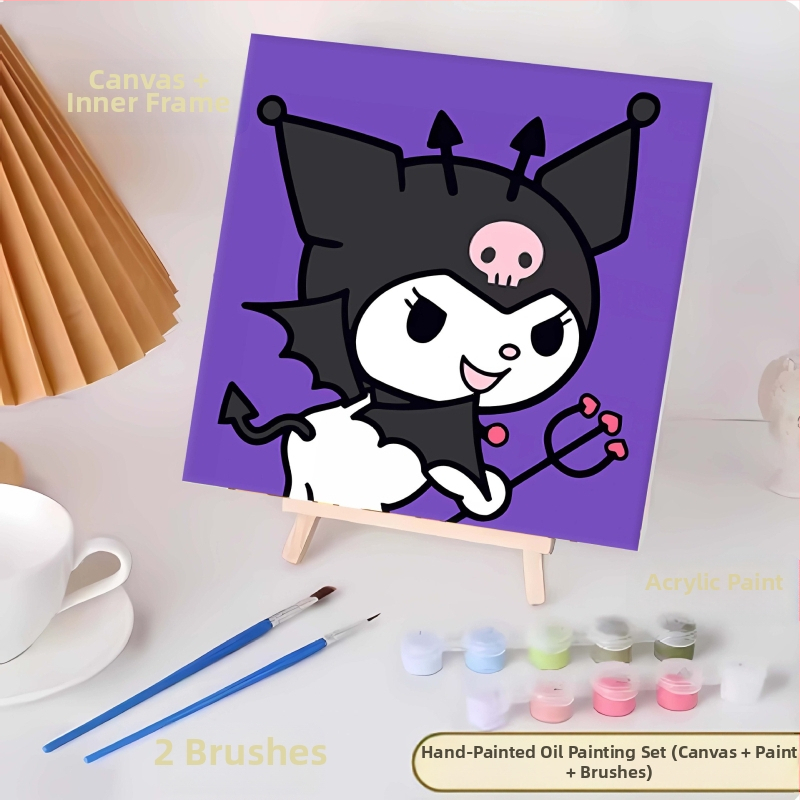 20*20 Παιδική Ψηφιακή Ελαιογραφία Παρτίδα Κινούμενα Σχέδια Χρωματισμός Ελαιογραφία Κινούμενα Σχέδια Χειροποίητη Γεμιστή Ελαιογραφία Diy Χρωματισμός Ζωγραφική