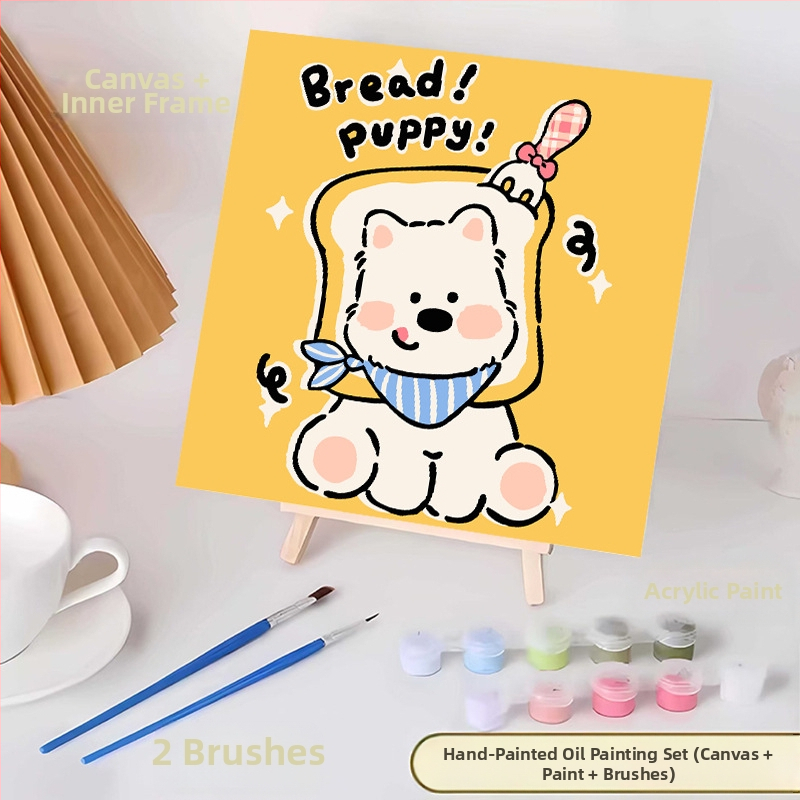 20*20 Παιδική Ψηφιακή Ελαιογραφία Παρτίδα Κινούμενα Σχέδια Χρωματισμός Ελαιογραφία Κινούμενα Σχέδια Χειροποίητη Γεμιστή Ελαιογραφία Diy Χρωματισμός Ζωγραφική