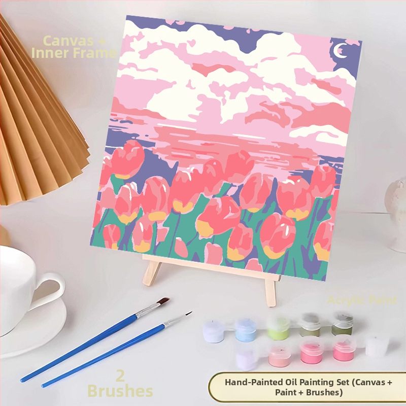 20*20 Παιδική Ψηφιακή Ελαιογραφία Παρτίδα Κινούμενα Σχέδια Χρωματισμός Ελαιογραφία Κινούμενα Σχέδια Χειροποίητη Γεμιστή Ελαιογραφία Diy Χρωματισμός Ζωγραφική