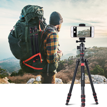 Φορητό τρίποδο για φωτογραφικές μηχανές SLR/Mirrorless με Ball Head, 5-τμημάτων, από κράμα αλουμινίου