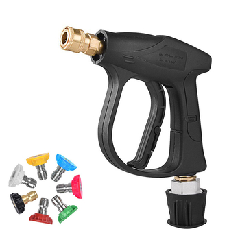 Augstspiediena pistoles galva ūdens strūklai – metāla sakausējums, 4500 psi, izsmidzināšanas attālums 5–10 m, svars 0,95 kg