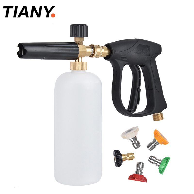 Augstspiediena pistoles galva ūdens strūklai – metāla sakausējums, 4500 psi, izsmidzināšanas attālums 5–10 m, svars 0,95 kg