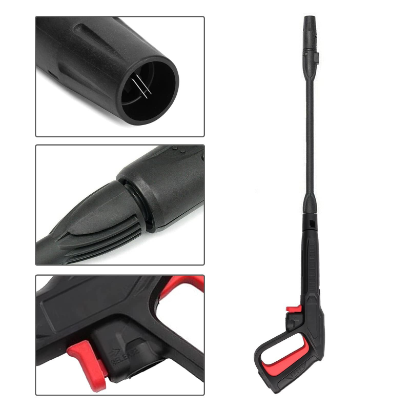 Augsta spiediena automašīnas mazgāšanas pistole, regulējams putu izsmidzinājums, inženierplastmasas konstrukcija, 4000 psi, 10 m izsmidzināšanas attālums