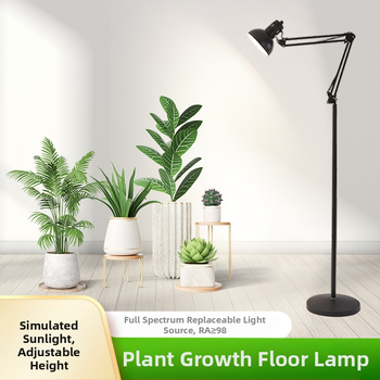 Φωτιστικό δαπέδου για φύτεψη με φάσμα πλήρους φωτισμού, αναδιπλώμενος σχεδιασμός, 10–20 LED, IP42, περίβλημα από κράμα αλουμινίου