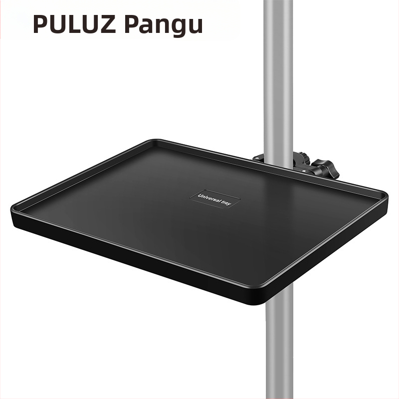 Mitmekülgne kolmjalaline põrandastatiiv livestreami jaoks, helikaardi plaat ja telefonihoidik; Bränd: PULUZ/Fat Cow; Mudel: PU626B; Materjal: Plastik; Kaal: 0.504 kg; Rakendatav: Üldotstarbeline