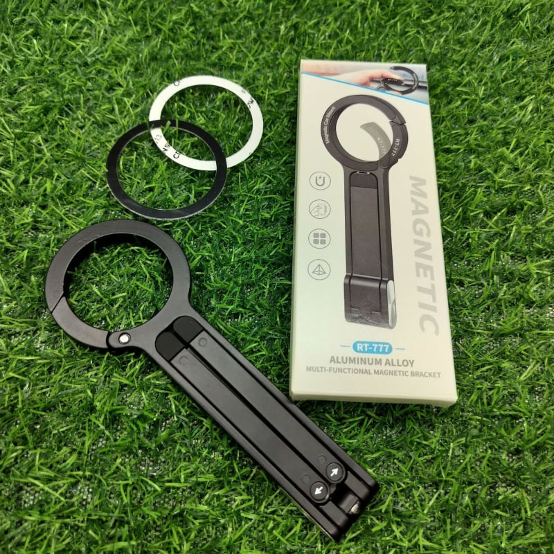 MagSafe-kompatibilis telefon-tartó – asztali forgó tripod a fényképezéshez és élő közvetítéshez (alumíniumötvözet; MagSafe kompatibilitás; 360° forgás; asztali rögzítés; hordozható dizájn)