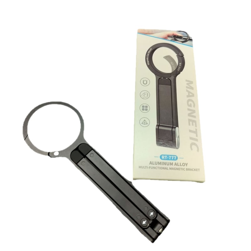 MagSafe-kompatibilis telefon-tartó – asztali forgó tripod a fényképezéshez és élő közvetítéshez (alumíniumötvözet; MagSafe kompatibilitás; 360° forgás; asztali rögzítés; hordozható dizájn)