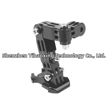 GoPro universalus keturių krypčių šalmo laikiklis, 30 g, adapteris, gyvas vaizdas, smūgių atsparumas