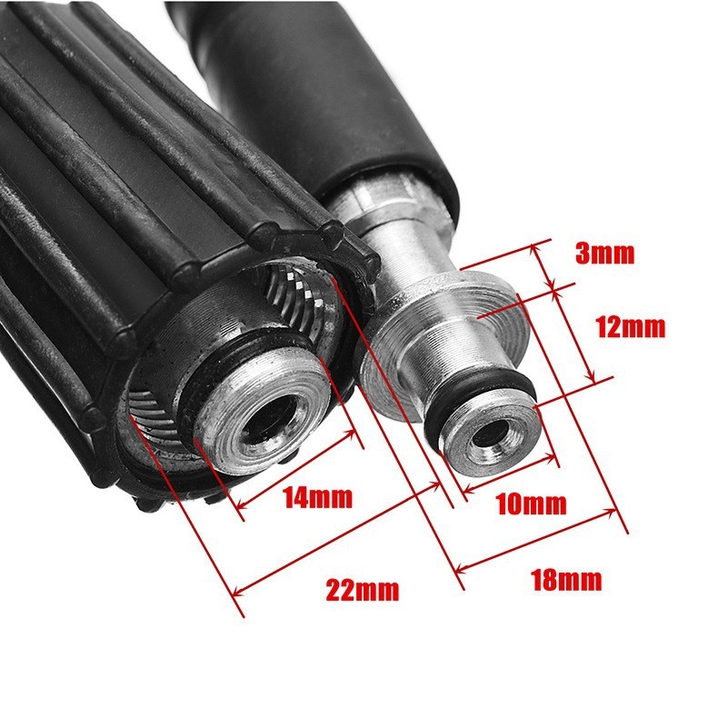 Xuying M22-14 заключващ високонапорен маркуч за измиване на автомобили, Тефлон, домашна водопроводна тръба, произход Хенан