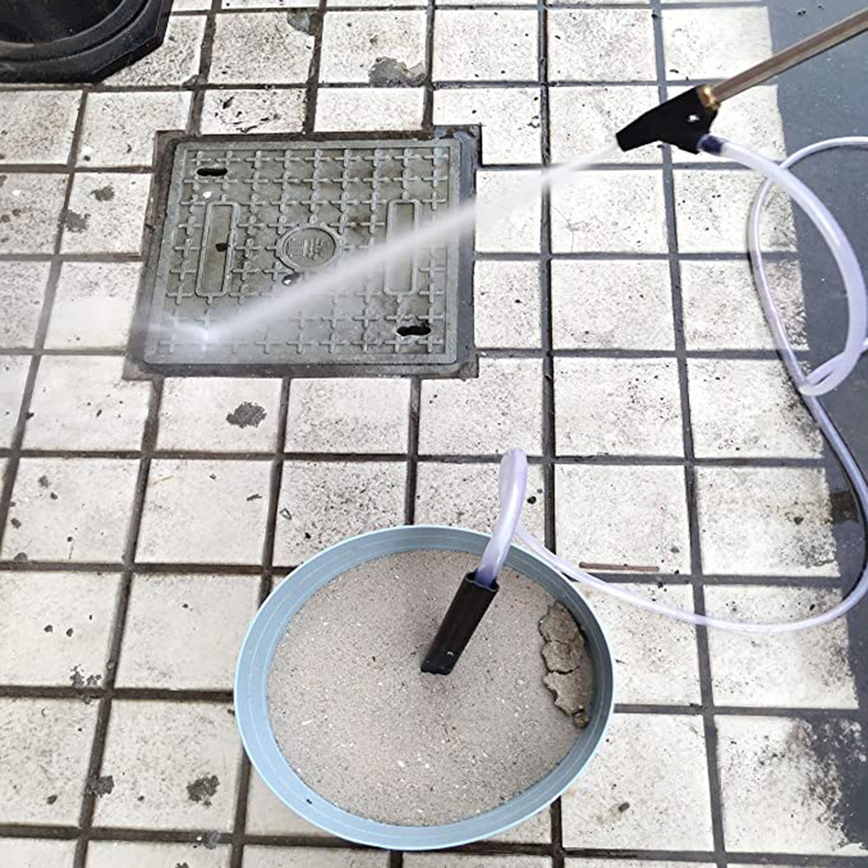 Keramikas sprausla augstspiediena smilšu strūklai ar nerūsējoša tērauda rokturi – 2300 psi, šļāciena attālums 10, piemērots rūsas noņemšanai un smagai dekonterminācijai