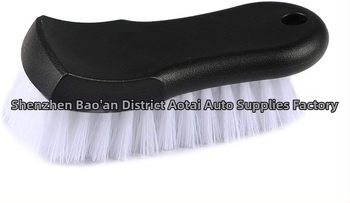 Automobilio interjero valymo šepetys – PP medžiaga + arklių plaukai, tipas: valymo šepetys, modelis: Horse hair brush