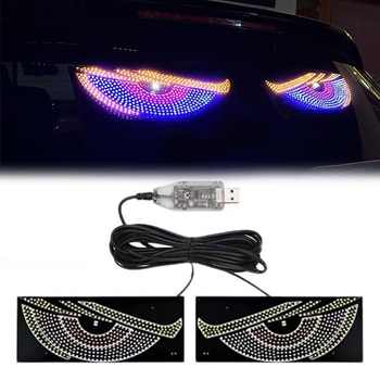 LED dinamisks automašīnas acu displejs - XL Devil Eyes, 12V, 5W, 1A