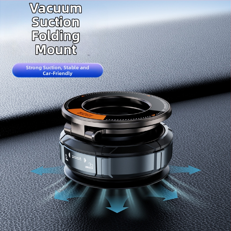 Автомобилен магнитен държател за телефон с вакуумна чашка за всмукване, монтаж на таблото, автоматично всмукване, универсална съвместимост