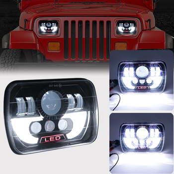 Faruri LED de lucru, în formă de coarne Wrangler, compatibil universal, 9-36V, IP67, 3500 lm, 30000 h