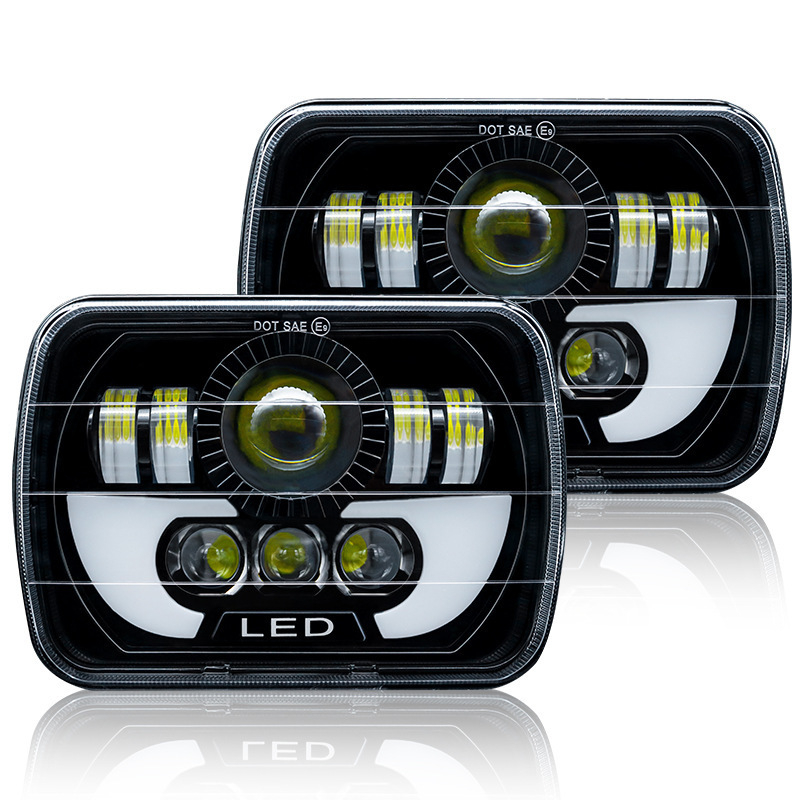 LED фарове за работа, роговиден Wrangler стил, универсална съвместимост, 9–36V, IP67, 3500 lm, 30000 ч.