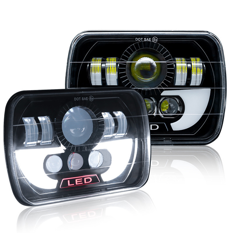 Faruri LED de lucru, în formă de coarne Wrangler, compatibil universal, 9-36V, IP67, 3500 lm, 30000 h