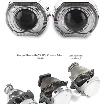 LED Angel Eye kate, ruudukujuline, integreeritud kate, 12V, 5W, ühe-osaline