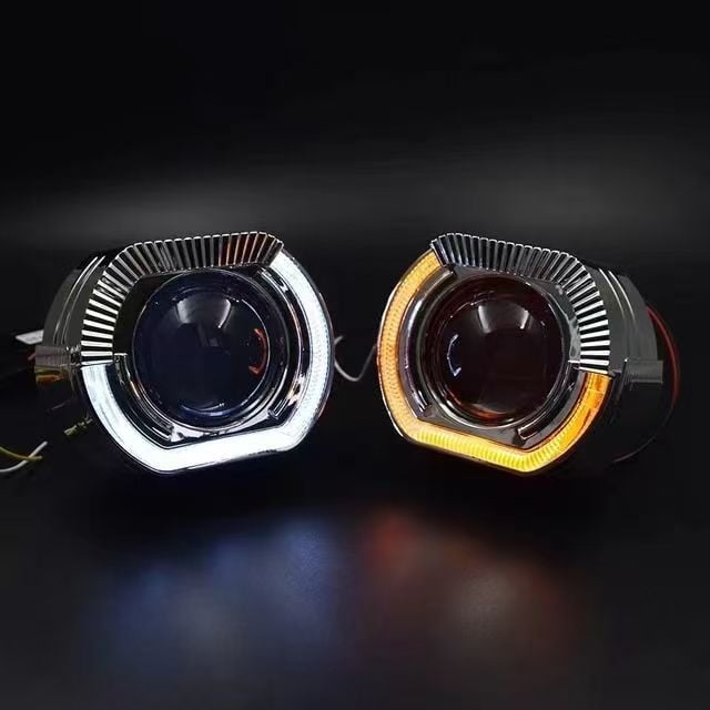 Capac LED Angel Eye, pătrat, integrat, 12V, 5W, dintr-o singură bucată