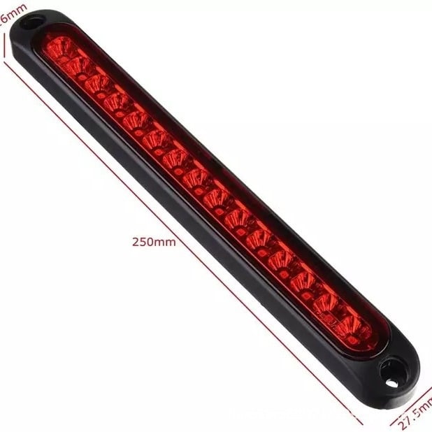 Lumină LED de stop pentru camioane, remorci, vanuri, autobuze și RV-uri; model CR-086-1; putere 0,9 W; tensiune 10-30 V