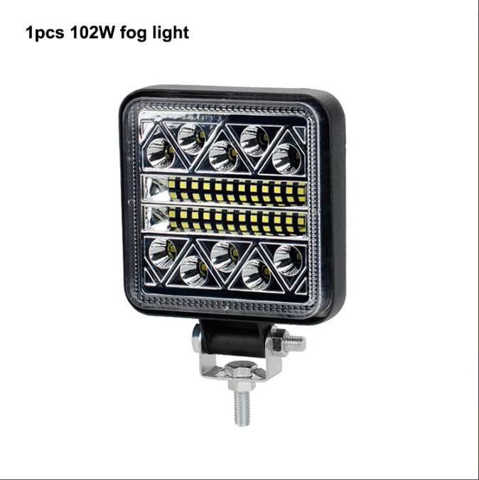 LED работна светлина за автомобили и мотори, 102 W, 12–24 V, 10200 lm, 6500 K, 50 000 h