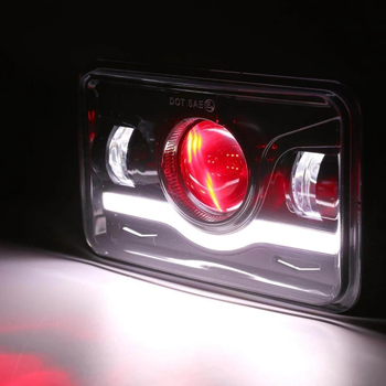 asll LED priekšējā luktura 45W, 12V DRL, Modelis 2