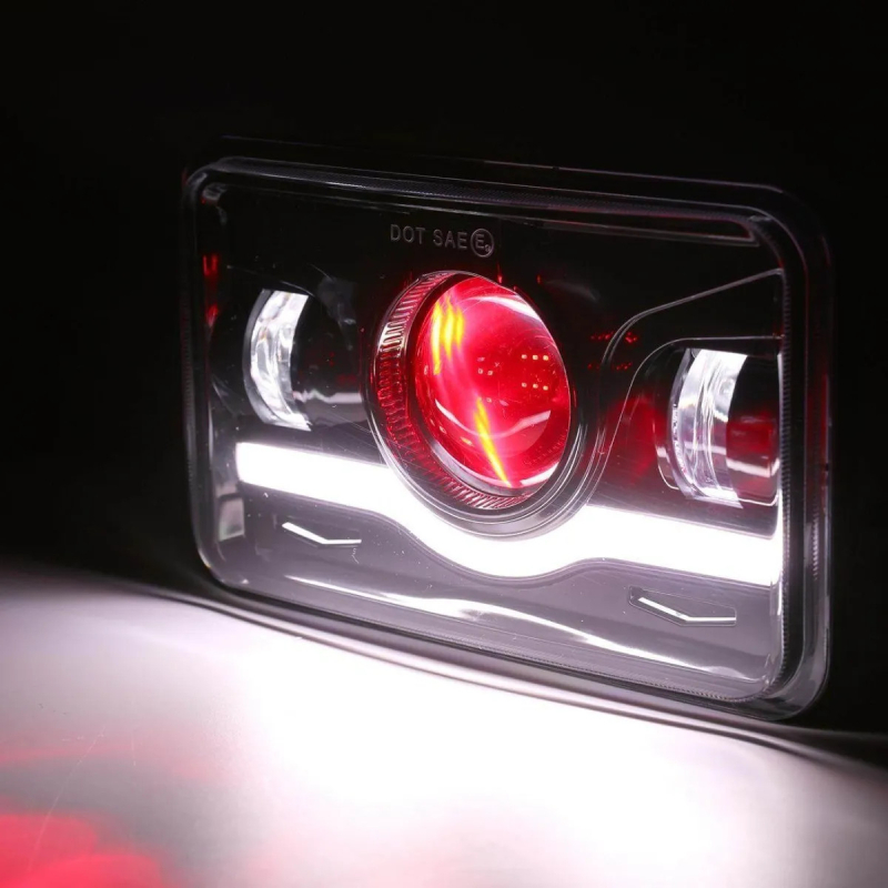 asll LED priekšējā luktura 45W, 12V DRL, Modelis 2