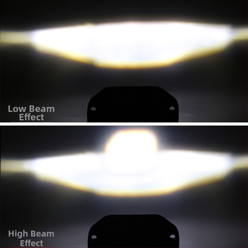 Azure LED miglas gaisma terēnam automobiļim — kvadrātveida, Angel Eye, Z0132, 40W, 10-100V, 122x92 mm, 6500K, 30 000 h