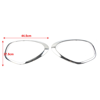 KAIZDE ABS Elektroplatinto dekoratyvinis priekinio žibinto rėmas BMW MINI R60/R61 (Modeliai 51139801573/51139801574/51139813823/51139813824)