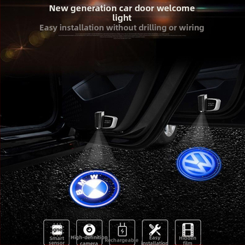 Proiector laser de întâmpinare pentru ușa automobilului, model M1, 7W, 12V, 0.25A, 10000h