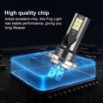 Auto LED miglas lukturi 12SMD 3030, 6000K, 2000LM, 12-24V, 100W