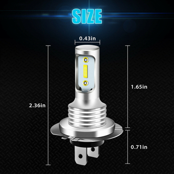 LED rūko žibintas 1860 2SMD, 80W, 12-24V, 1000LM, 6000-7000K