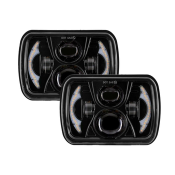 Far LED off-road pentru vehicule, 60W, 6000lm, 9-36V, IP68, carcasă din aluminiu, fascicul spot, universal