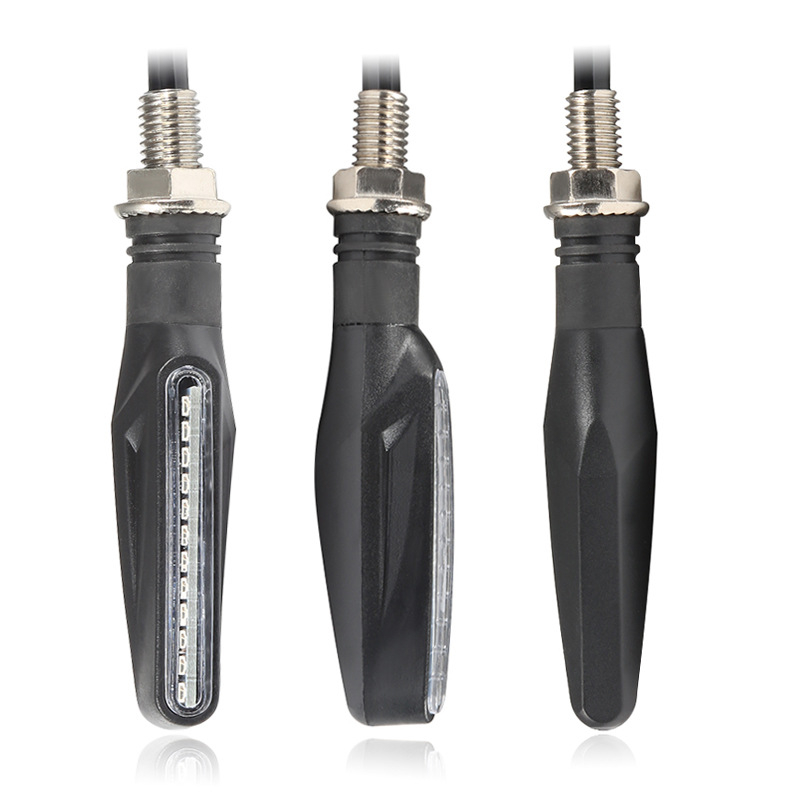 LED φανός σήμανσης μοτοσικλέτας με 12 LED, 335 SMD λωρίδα, διαδοχικός φωτισμός, μοντέλο ST-LS12LED, 1.2W, 12V, ABS + Acrylic