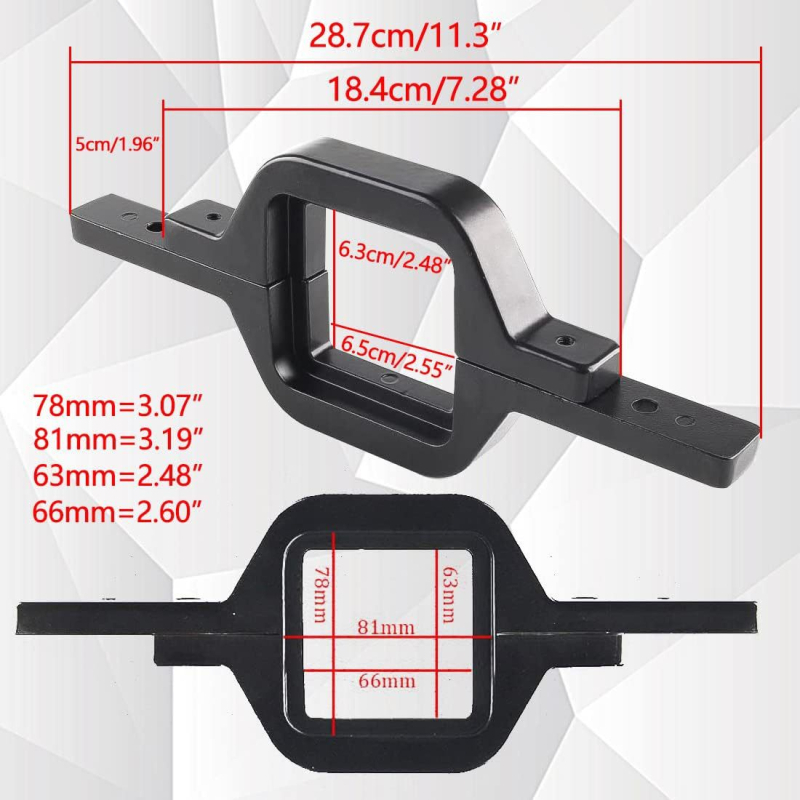 Офроуд държач за прожектор за теглич на пикап с работна светлина и задно осветление — Марка W; Обработка по заявка: Не; Лицензирана частна марка: Не